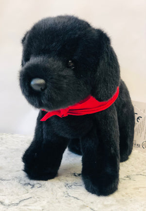 Dog - Stuffed Black Lab - "Sebastian or Arrow"