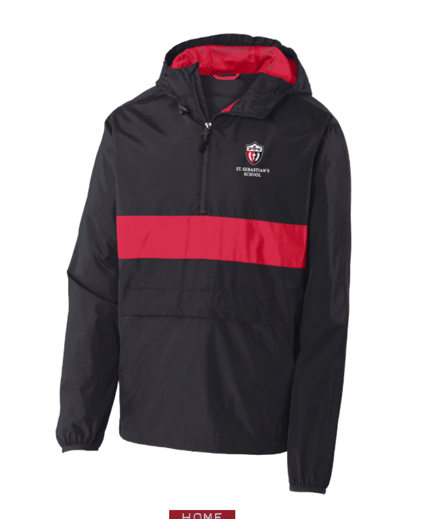 Jacket - Anorak - Black/Red - ES