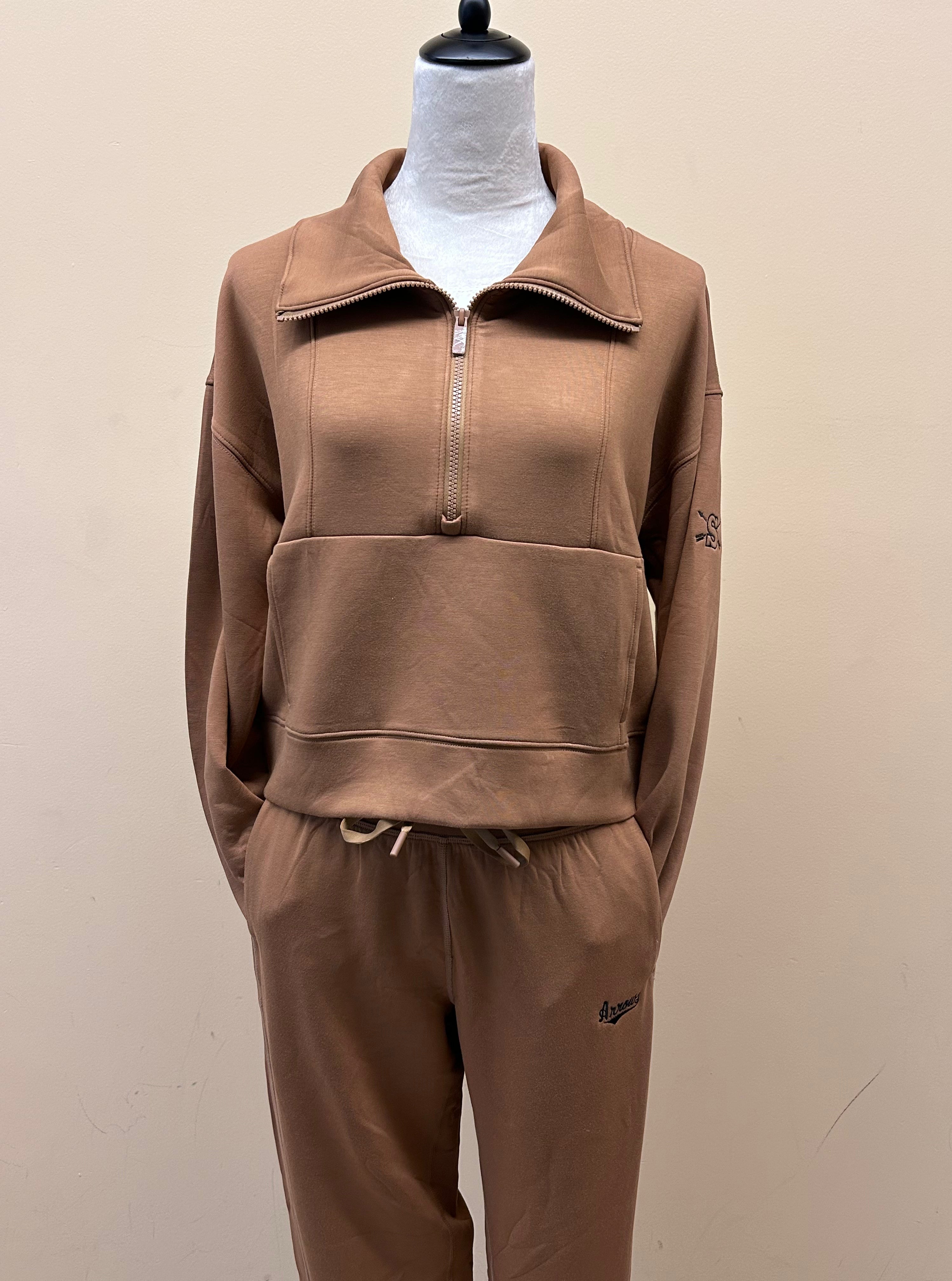 1/4 Zip TM Skyloft Soft-Chestnut