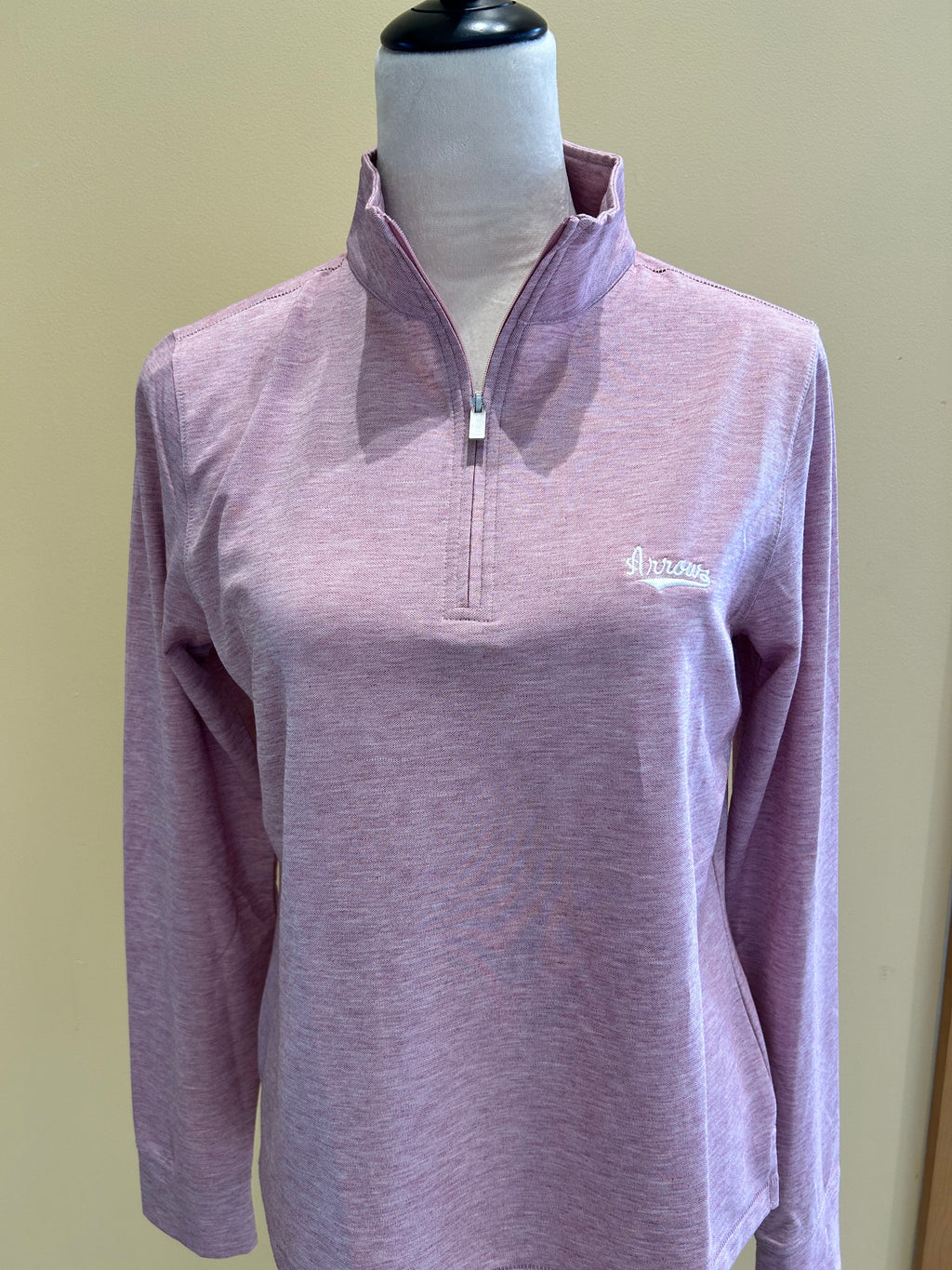 Women Featherweight 1/4 Zip TM Rose