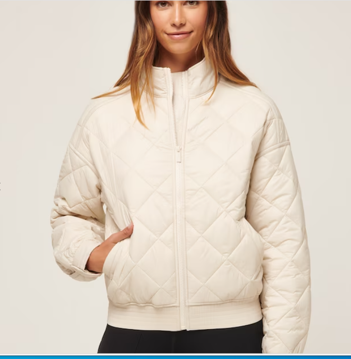 Jacket-TM- Lights at Night Quilted - Ivory