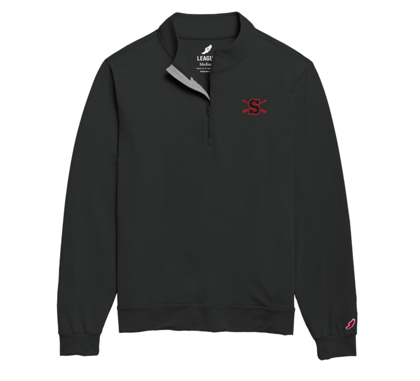 1/4 Zip-All Day-L2-Black
