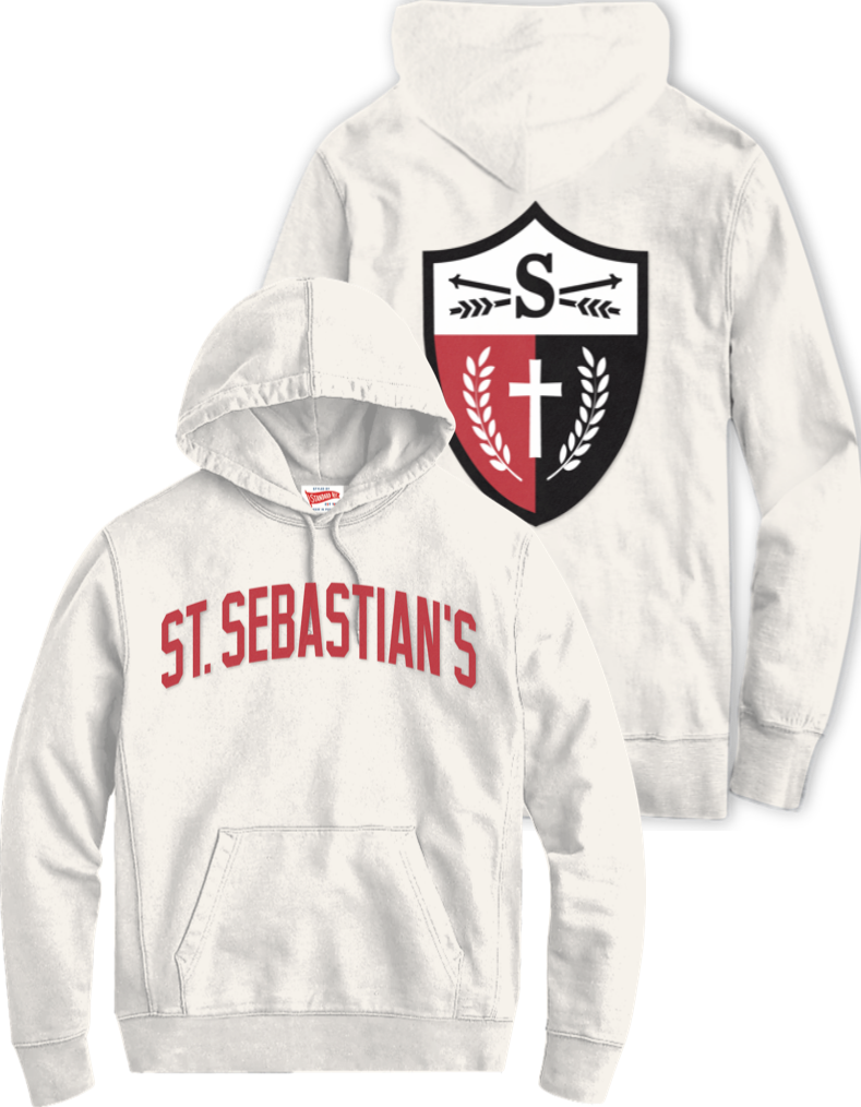 Hoodie-Hampton-Standard Rec-White