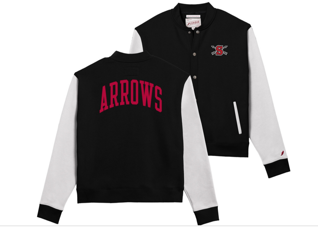 Jacket-Varsity-L2-BLK/WHT