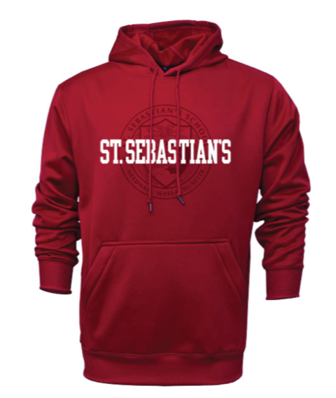 Hoodie - ES Sports - Performance Hoodie - Red
