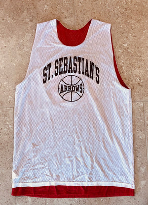 Jersey- Basketball - Authentic St Sebastian’s Basketball Pinnie