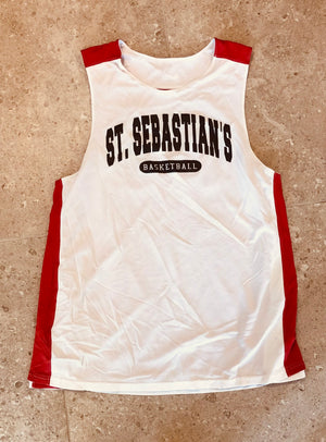 Jersey- Basketball - Authentic St Sebastian’s Basketball Pinnie